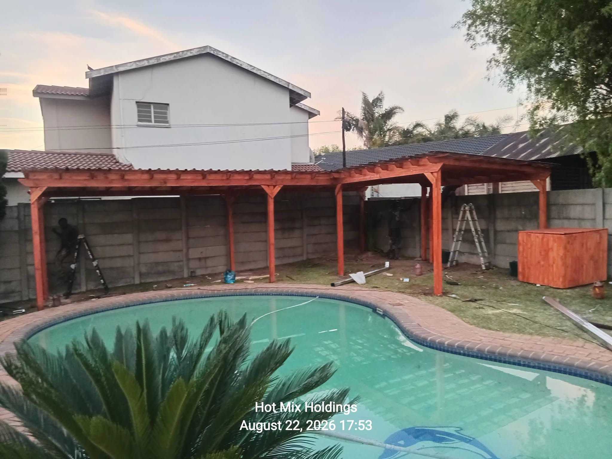 Pergola Shades project 38 by Hot Mix Holdings
